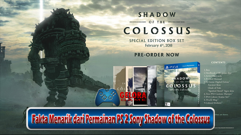Fakta Menarik dari Permainan PS 2 Sony Shadow of the Colossus